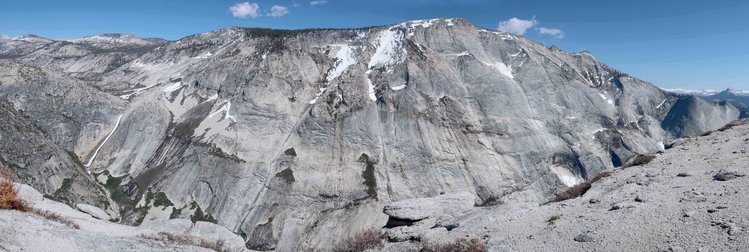 Tenaya Canyon and Clouds Rest from Watkins E Buttress
