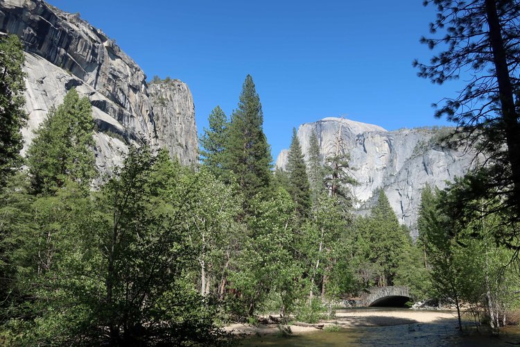 First bridge near Ahwahnee Hotel