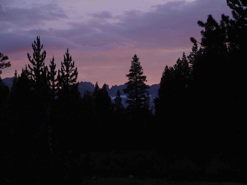 Sunset at Wallace Creek