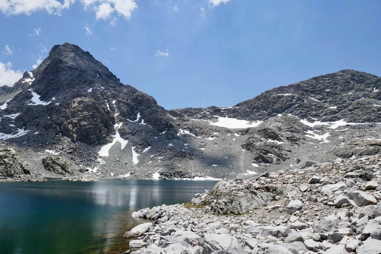Hudson Pass from small lakes north of pass
