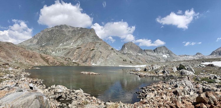 Mt Goddard from west shore of Lake 11184