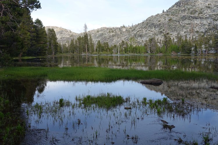 Grouse Lake in evening
