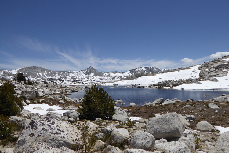 The top of Pine Creek Pass