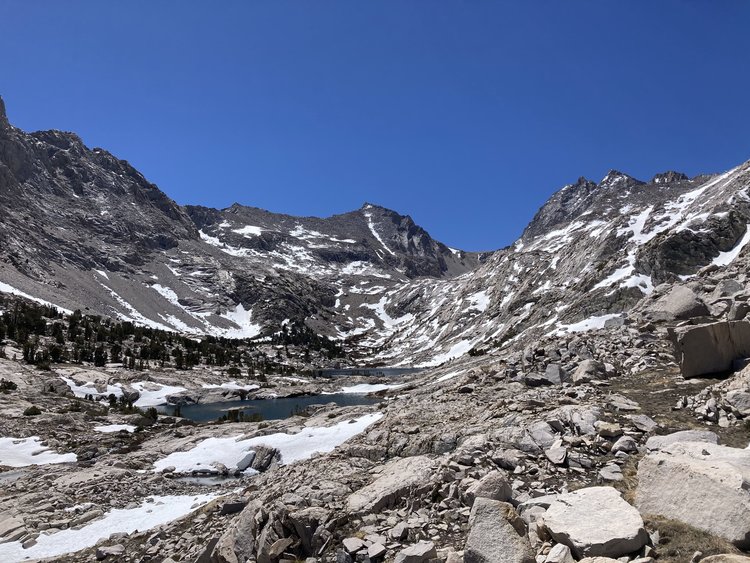 Upper Vidette Lakes and Deerhorn