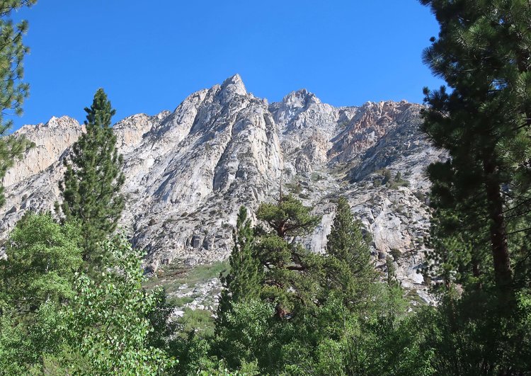 Cliffs on north side of Palisade Creek