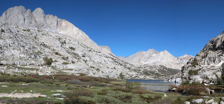 Lower Palisade Lake on Day 4