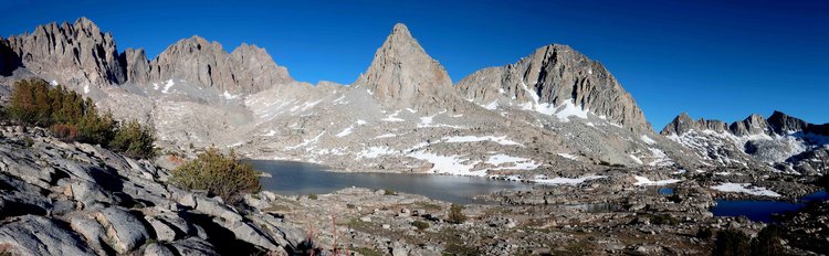 Profile of upper Dusy Basin Bench