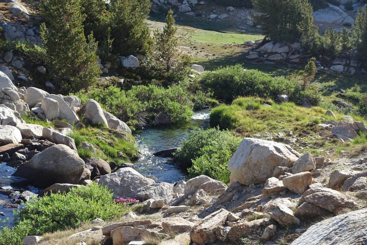Creek above &quot;3rd Lake&quot; in Pioneer Basin