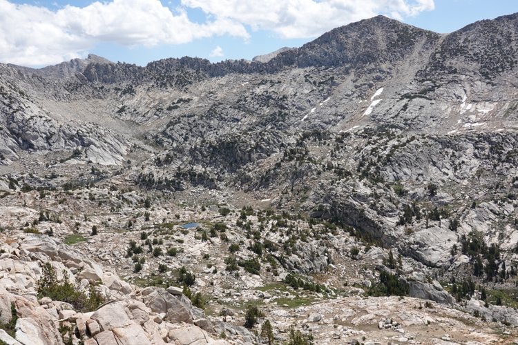 Grinnellbasin from Bighorn Pass ridge