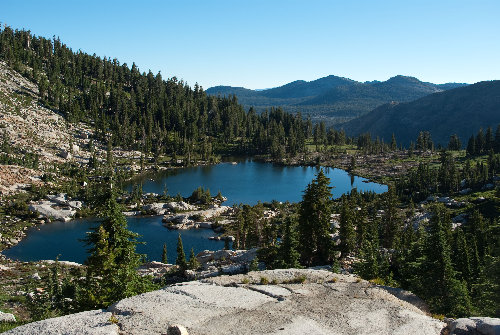 Doris Lake from Rockbound Pass