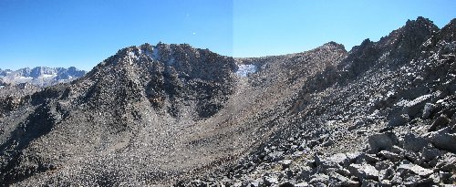 Mt. Gould and the ridge.