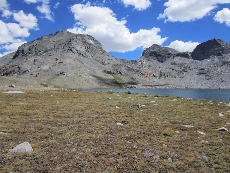 Mt Goddard looms over Martha Lake