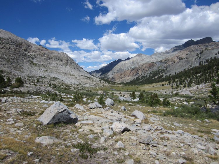 Looking down Goddard Canyon