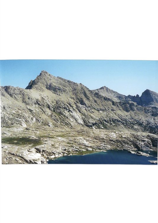 Amp Lake and Sawtooth peak