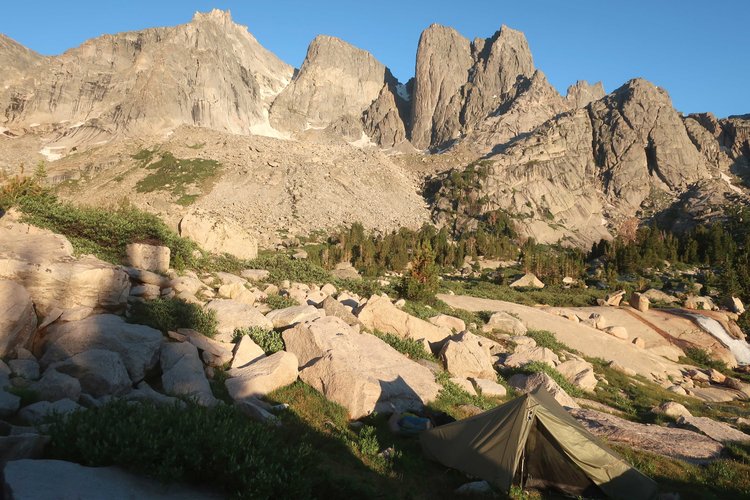 Sunrise at camp