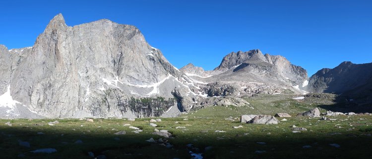 Upper East Fork, view towards uppermost lake