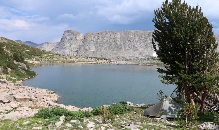 Campsite at Macon Lake