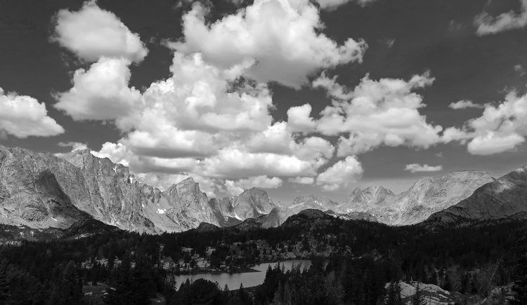 East Fork from bench above Skull Lake