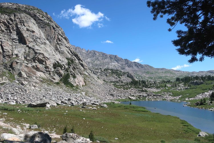 Above Lester Pass (Highline/CDT) trail junction