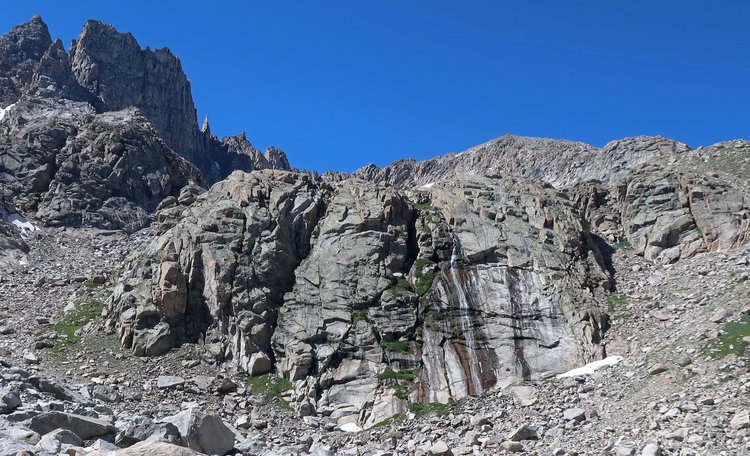 Harrower Cirque headwall (day-hike)