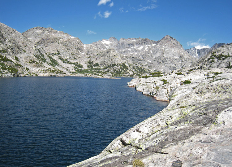 About half way down Wall Lake towards Upper Cook Lake