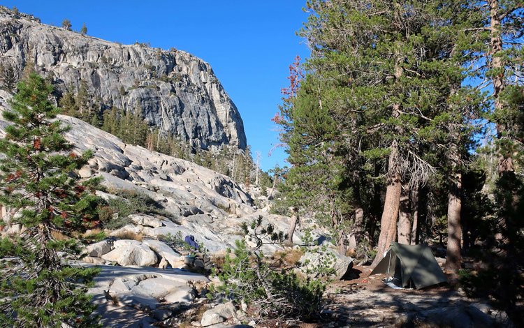 Piute Lake camp