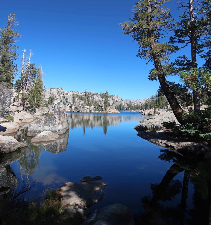 Latora Lake viewed from the trail