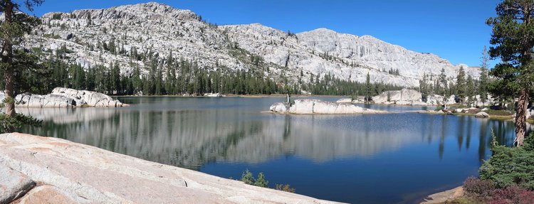 Upper Buck Lake from campsite