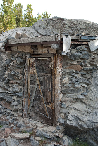 Odd cave/cabin by Duck Lake