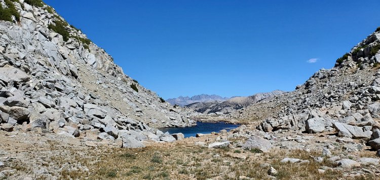 Goat Crest Saddle looking North