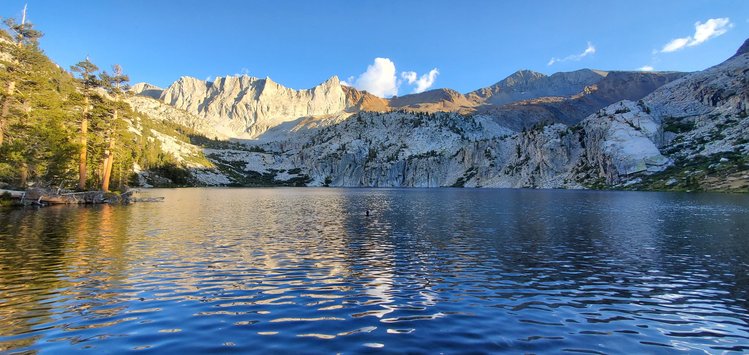 Afternoon swim in Marion Lake