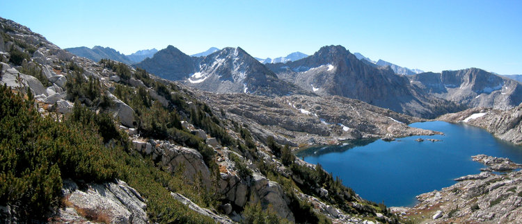 Bighorn Lake from Rhone Pass
