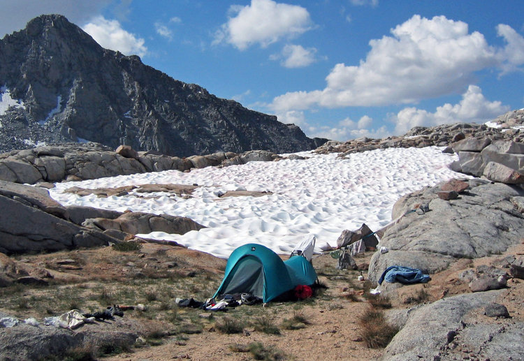 My bivy and tent tarp set up