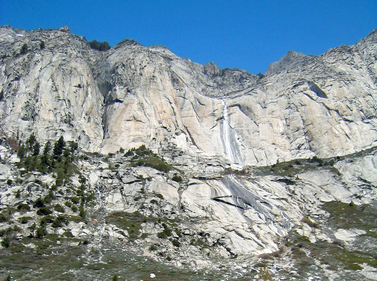 Waterfall on Castle Domes
