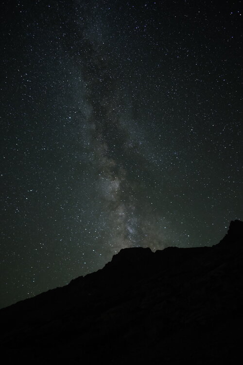 Milky Way over the Black Giant