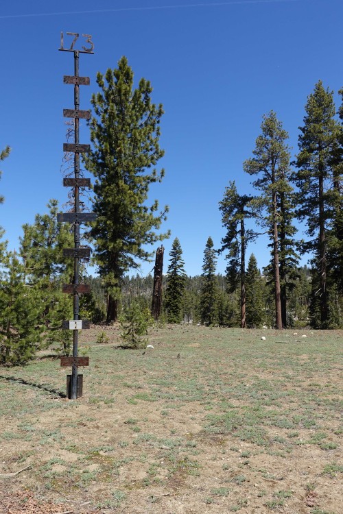 Aerial snow gauge on Kibbie Ridge
