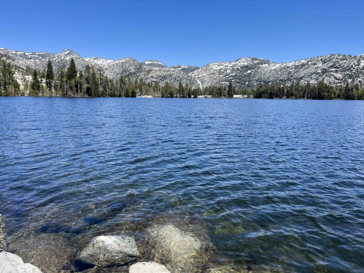 Part of the view from my fishing and resting spot.
