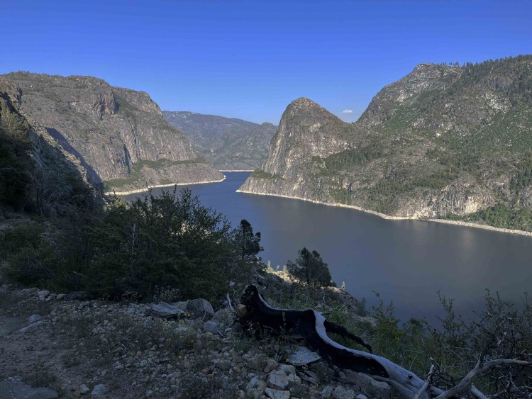 This is a similar view, but from lower down so the higher ridges are not visible.