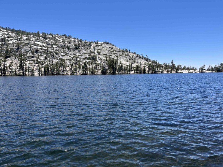 another view across the lake more toward the outlet.