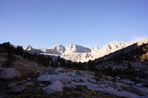 View up towards Forester Pass