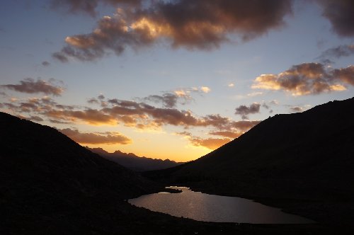 Guitar Lake sunset