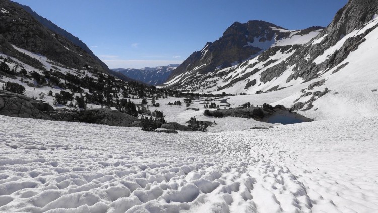 Just below Piute Pass c. 11,000 ft.
