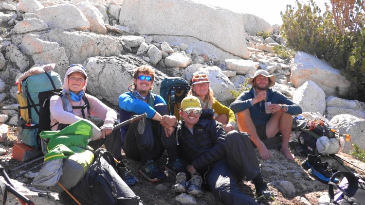 Great PCT group - Piute Pass
