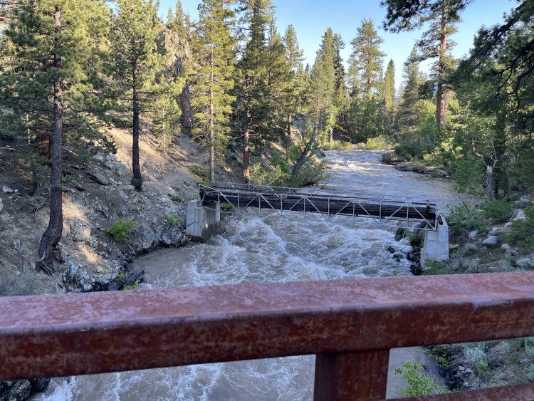 The uncrossable West Walker River