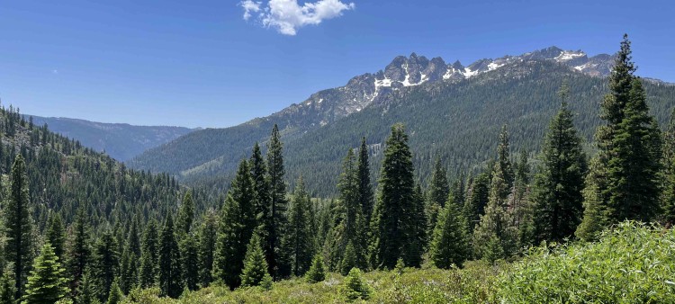The Sierra Buttes are the emblem of the Lost Sierra.