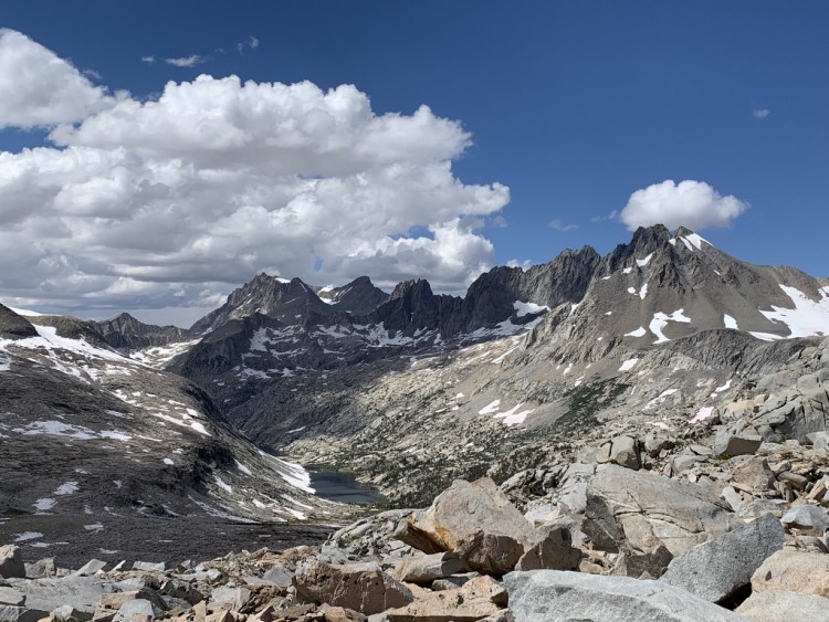 Palisade Crest north of Mather Pass