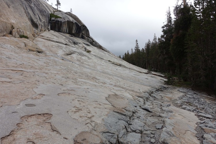 The trail was heavily engineered--long ago