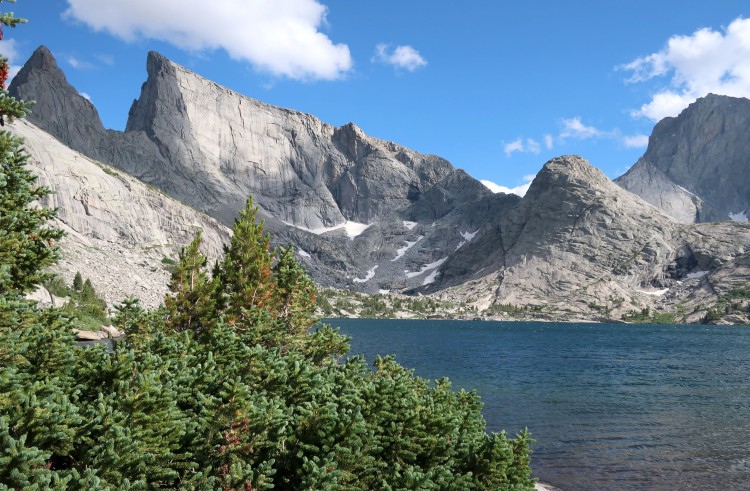 View of Deep Lake and East Temple Peak