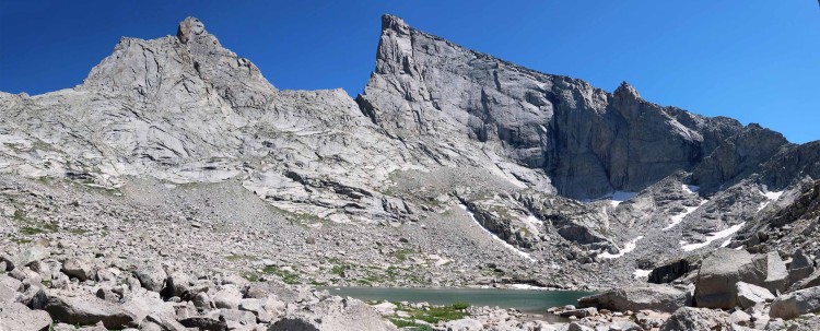 small unnamed lake above Deep Lake