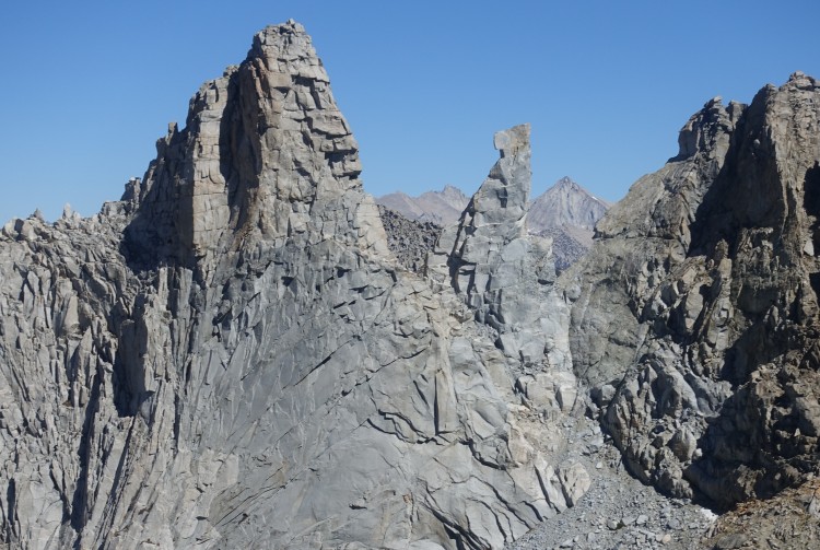 Spires at the head of Box Canyon